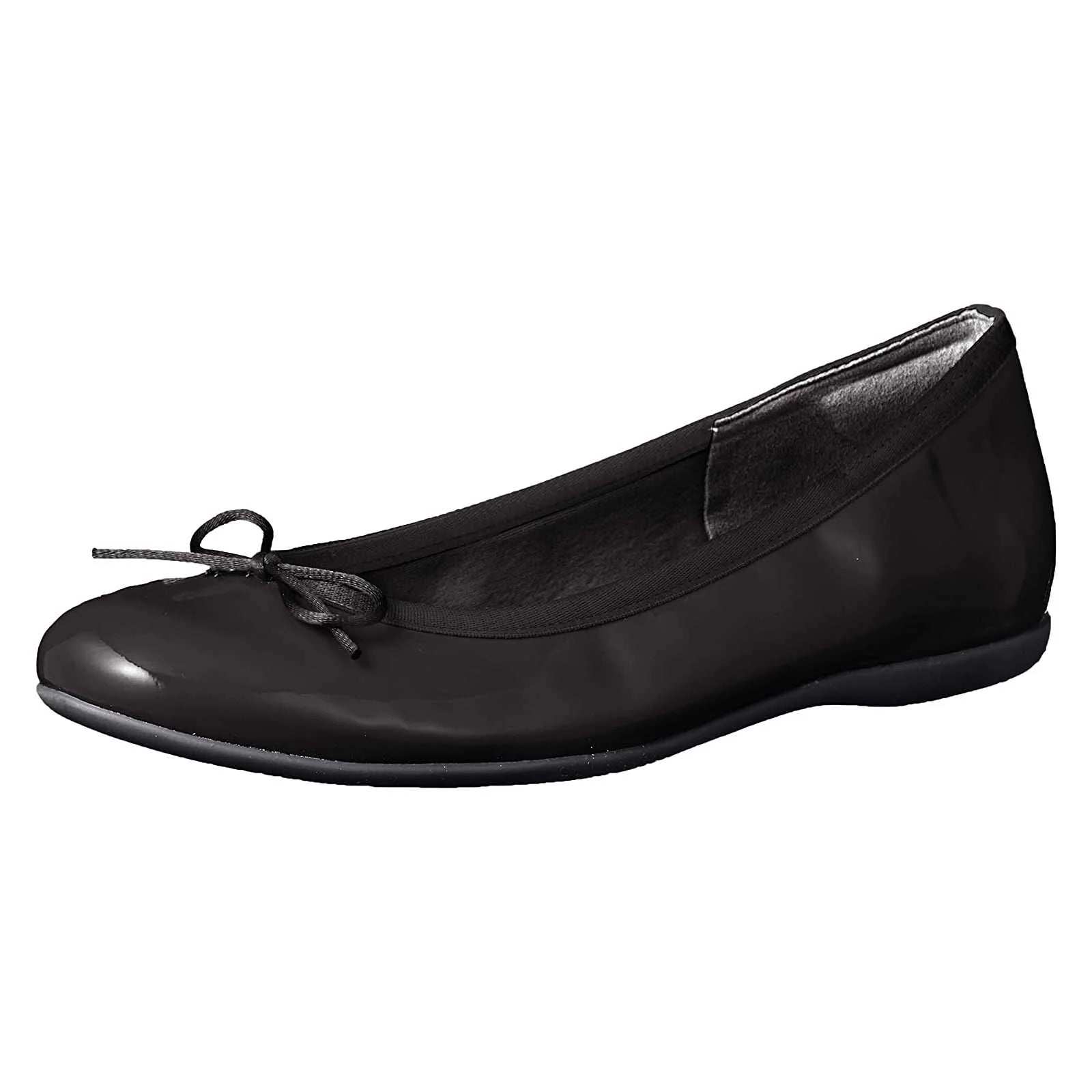 ラウンドトゥサテンコード バレエシューズ